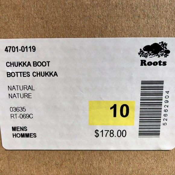 NEW Roots Chukka Boot in Natural Green (Women's Size 8.5 / Men's Size 10) - Picture 10 of 10